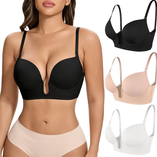 Womens deep plunge push - u, up
